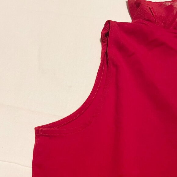 Chaps Sleeveless Top Womens Ruffled Size Large - Picture 10 of 13